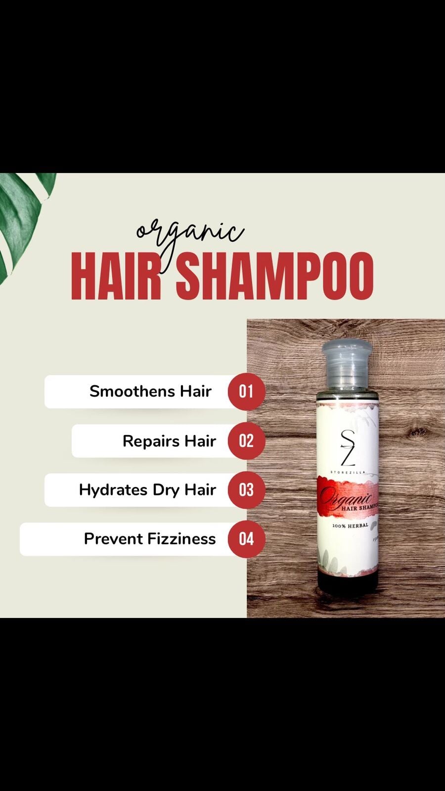 Organic Shampoo 150ML My Store 